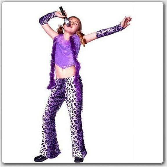 Rock Star - Purple Pants Costume - Size - Child-Large