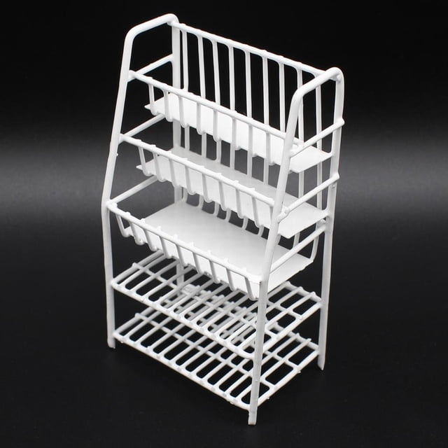 1/12 Casa s en Miniatura Estante para Revistas Modelo de Estantería Sala de Accesorio para Sala de Yotijar Dollhouse Miniature Rack