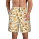 thumbnail image 1 of Fotbe Honey Honeycomb Trajes de Baño Estampados para Hombre, Shorts de Verano de Secado Rápido, Ropa de Playa, Bañadores-Large, 1 of 6
