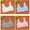 4 PCS, variant on Teens Girls Cotton Training Bras Wireless Thin Padded First Bra for Girls 4 PCS