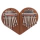 thumbnail image 1 of Pianos De Pulgar Love-Shape Mini Kalimba Piano Kalimba Hecho A Mano Piano De Pulgar Portátil De 8 Notas Instrumento De Dedo De Madera Maciza Para Regalo Perfecto Principiantes Profesionales 1 Par Serendint EL008380-00, 1 of 6