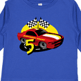 thumbnail image 4 of Inktastic Race Car 5th Birthday Boys Long Sleeve Toddler T-Shirt, 4 of 5