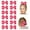 12 pieces in pink, variant on 12 piece set of 3-inch solid color fairy accessory bow hair classic style large imitation velvet crocodile clip, suitable for photography, travel, daily life