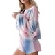 thumbnail image 2 of SAYOO Conjunto de pijamas de teñido de Mujeres pijamas de servicio doméstico de Mujeres 2 conjuntos PJ SAYOO  moda, 2 of 3