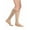 Light Beige, variant on Sigvaris Essential 862 Select Opaque Men's 20-30 Closed Toe Knee High Compression Stockings w/Grip Top Crispa LL Long
