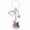 Pink, variant on Metal Guitar Keychain Y2K Heart Star Keyring Fashion Pendant Key Chain Rings