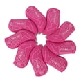 thumbnail image 4 of 9x Fundas para cabezas de hierro de golf Fundas para cabezas de palos de golf Fundas para cuñas de golf Protectores de palos de golf para Rosa, 4 of 8