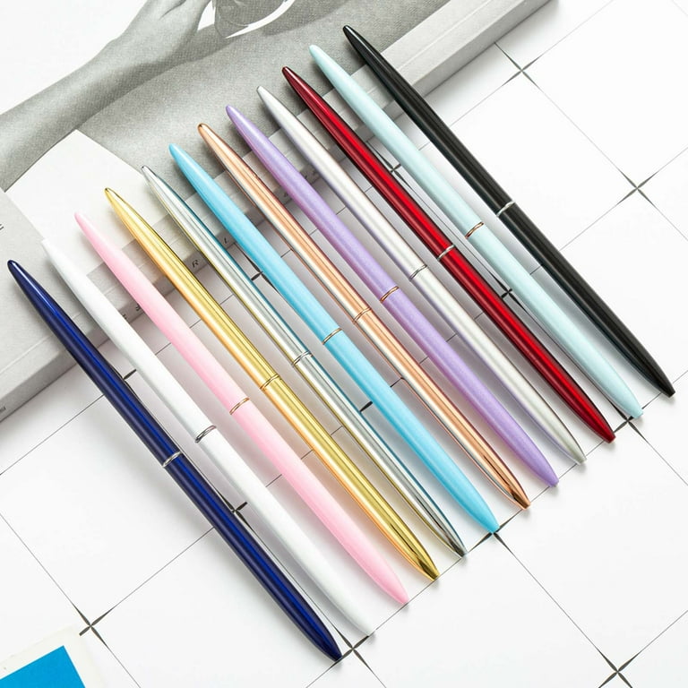  HAPINARY 36 Pcs Love Metal Pen Metal Ballpoint Pen