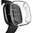 thumbnail image 4 of BISENTEK Case for Fitbit Versa 3 / Fitbit Sense, Clear TPU Flexible Cover Armor, Anti-Shock, Anti-Scratch, 4 of 8