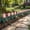 Pink, variant on Hovilon 2Pcs 11.42x5.91 Inch Red Plastic Garden Edging Fence, Tulip Flower Bed Border, Weather-Resistant Modular Lawn Edging for Pathways Yard Landscaping, Tool-Free Outdoor Decor