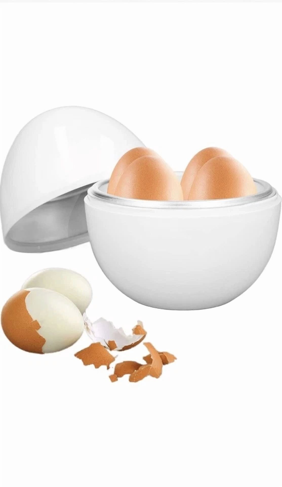 CRESTIN- Microwave Egg Boiler Microwavable Egg Poacher Cooking Kitchen Tool