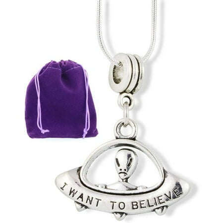 Alien Necklace – UFO Space Invader Necklace Pendant