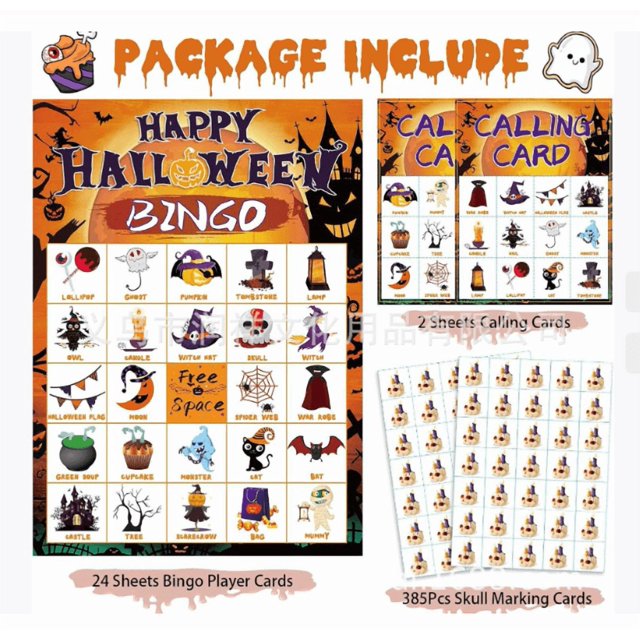 Halloween Game Party Table Card Card Family Gathering Adult Children 24 Player Game Party Board Game