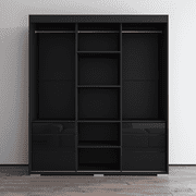 Monaco 3 Door Modern 71 Wardrobe