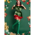thumbnail image 6 of Yoyauz Christmas Party Over Knee Socks Over Knee Stockings Leg Bow Hairball Thigh Stockings For Ladies and Girls, 6 of 7