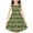 Army Green, variant on Dvprdro Girls Solid A Line Dress Summer Casual Crew Neck Sleeveless Flowy Dress