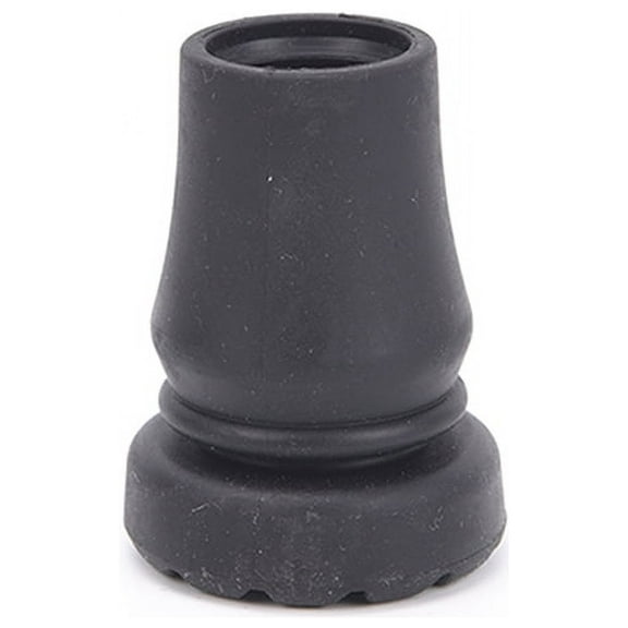 1X walking stick end tripod cane tip self standing rubber bob-slip end bottom.WA