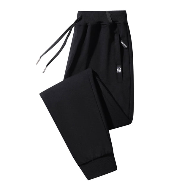aidice Men's Plus Size Trackpants Drawstring Elastic Waist Loose Casual Fall Athletic Joggers Pant with Zipper Pockets