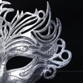 thumbnail image 5 of Máscara de fiesta de Halloween tallada en Venecia, máscara retro de Roma, disfraces venecianos de Halloween, máscara de dientes de sierra para carnaval, 5 of 5