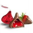 thumbnail image 3 of Hershey's Kisses Valentine's Day Candy, Bag Chocolate Dipped Strawberry 9.0 oz Pack of 2, 3 of 7