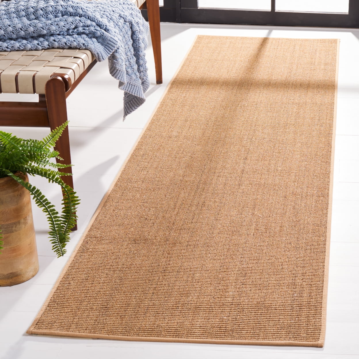 SAFAVIEH Martha Stewart Maximillian Solid Area Rug, Beige, 9' x 12'