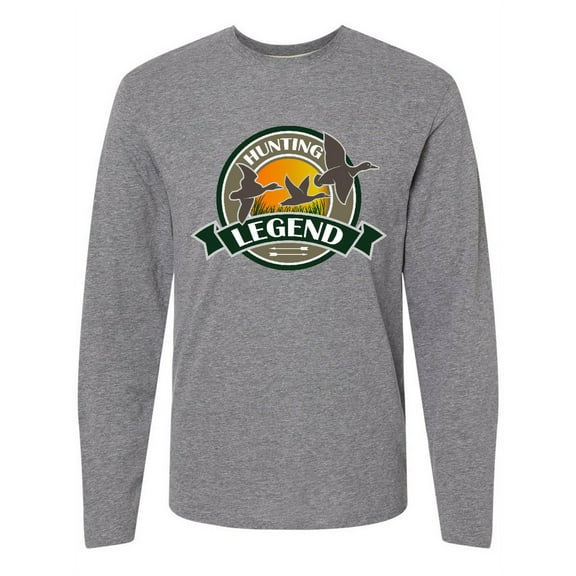 Inktastic Duck Hunting Legend Long Sleeve T-Shirt