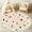 Color 1, variant on Washable Non Slip 3ft Round Rug, Green Forest Multi Tier Waterfall Stone Staircase Circle Area Rugs with Tassels Carpet for Nursery Bedroom Living Room Playroom Tent rug Tent Castle