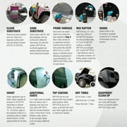 U-POL Raptor Black Urethane Spray-On Truck Bed Liner & Texture Coating, 4 Liters