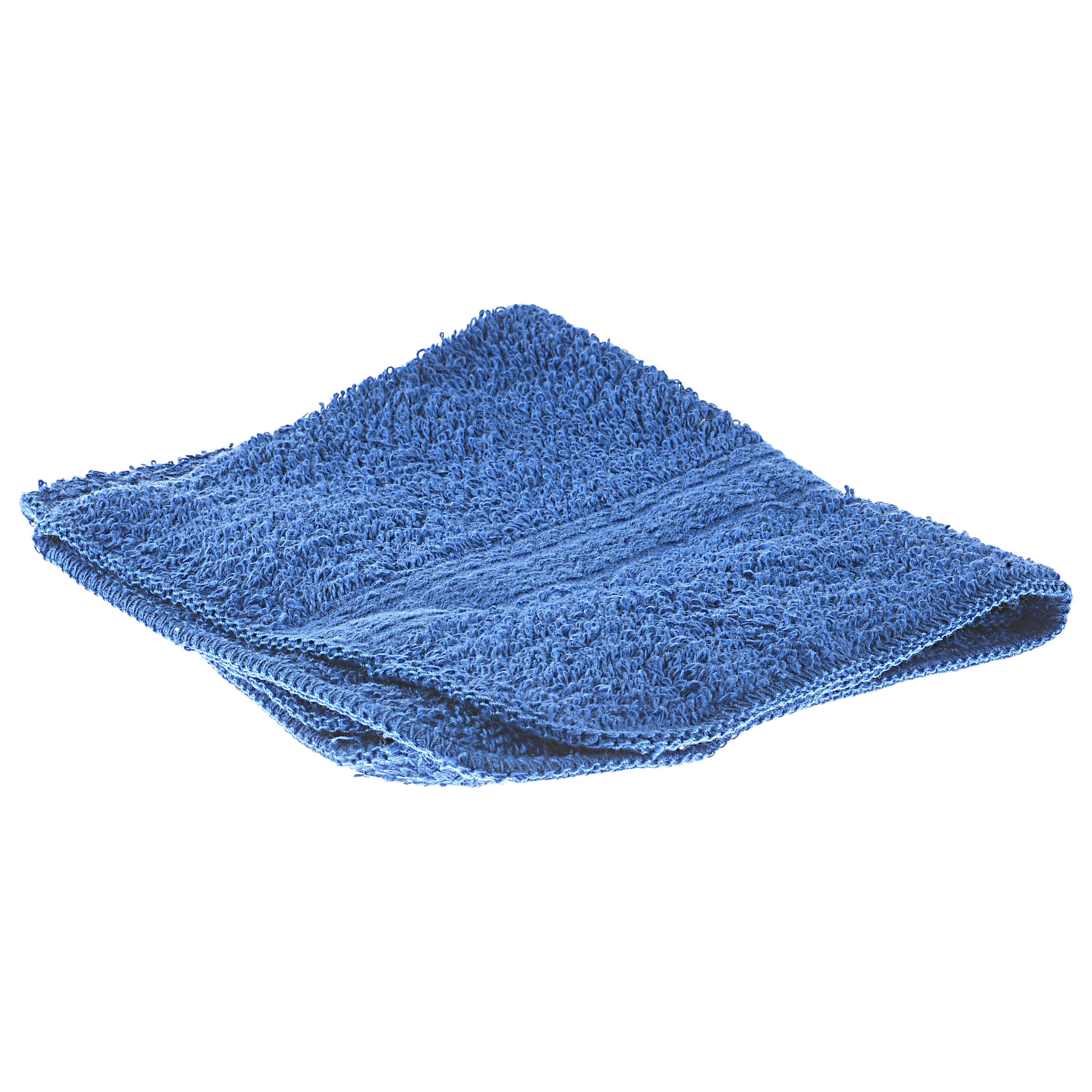 Mainstays Basic Single Towel, Washcloth, 12" x 12", Royal Blue