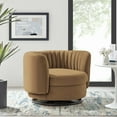 thumbnail image 7 of Embrace Tufted Performance Velvet Performance Velvet Swivel Chair, 7 of 7