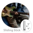 thumbnail image 3 of WHAMVOX Guitar Slides For Acoustic 1 Set Metal Thumb Picks Silver For Various Guitars, 3 of 8