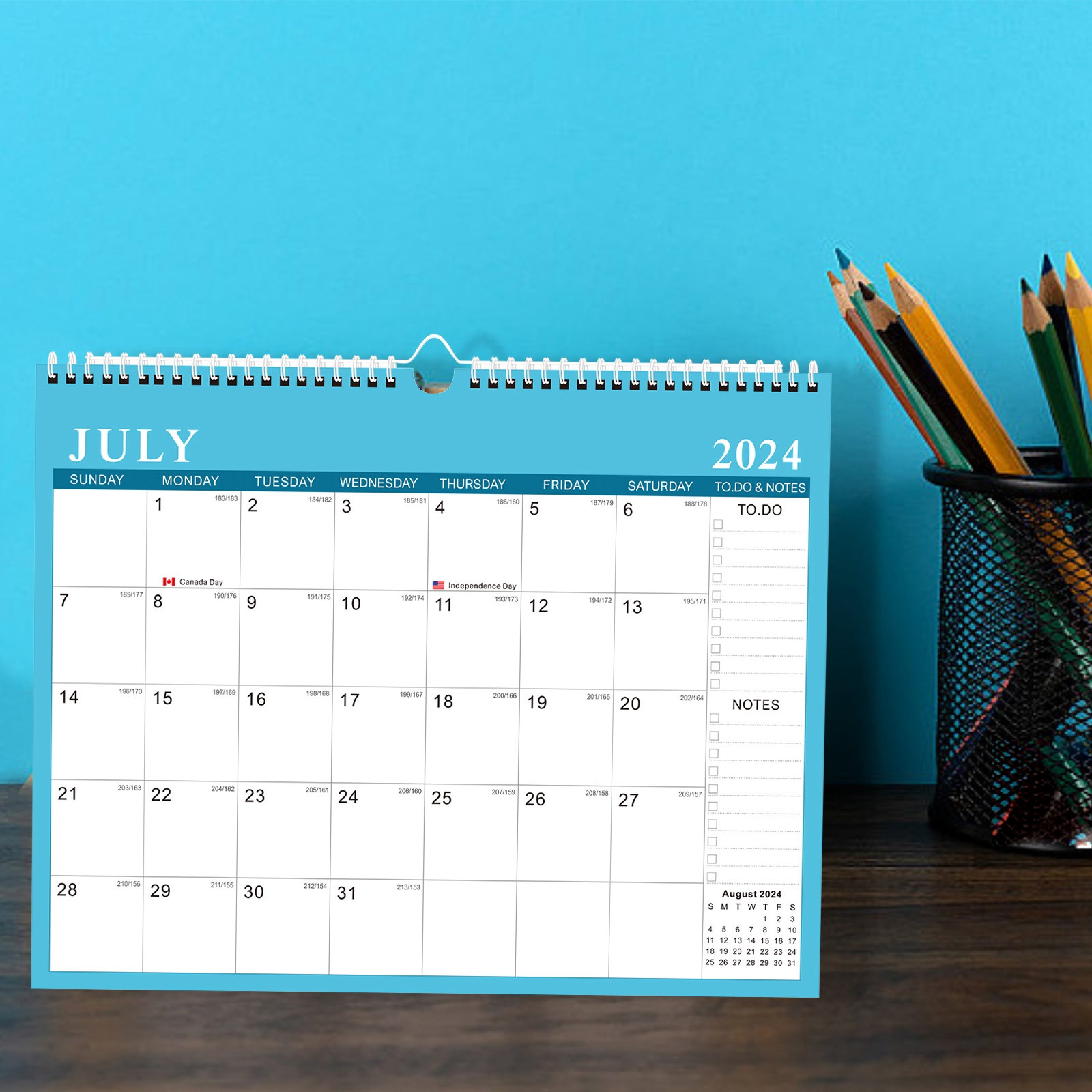 Stay Organized & Stylish: Trendy 2024 2025 Calendar For Productive ...