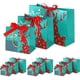 thumbnail image 1 of de 12 Bolsas navideñas, Bolsas navideñas con asas, Bolsas navideñas de papel, Bolsas navideñas de regalo para envolver regalos, artículos para fiestas, 1 of 5