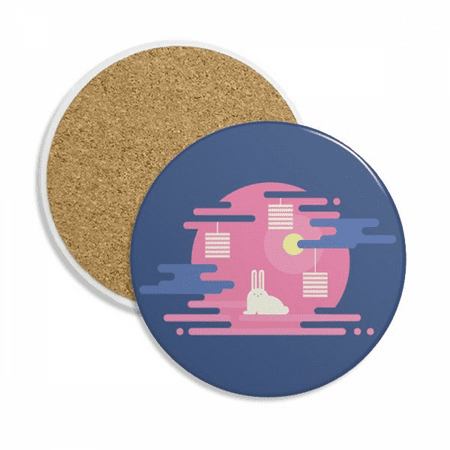 

colorful cloud pattern coaster cup mug tabletop protection absorbent stone