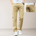thumbnail image 3 of Pantalones holgados de algodón para hombre, pantalón informal, de negocios, de oficina, rectos, originales, Y2k, estéticos, baratos, para otoño e invierno, 3 of 5