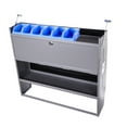 thumbnail image 5 of AA Products Inc. P-SH-6PB Plastic Storage Stacking Bin for SH-4604(42" W * 46" H) Shelf Unit Shelf Accessories, 10-Inch by 6.2-Inch by 4.5-Inch, Blue, Case of 6, 5 of 5