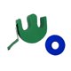 thumbnail image 5 of Dispositivo de giro para pacientes, de piel sintética, resistente al agua, para enfermería, almohada de giro. Verde con anillo, 5 of 9