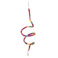 thumbnail image 3 of Colorful Round Wooden Beads Balls Climbing Spiral The Cage Yinane Juguetes de jaula de pájaros, 3 of 8