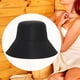 thumbnail image 5 of Sombrero de sauna Accesorios de sauna Protege cabello del sobrecalentamiento Durabilidad Regalo portátil Ligero Protección para cabello Cómodo Negro, 5 of 8