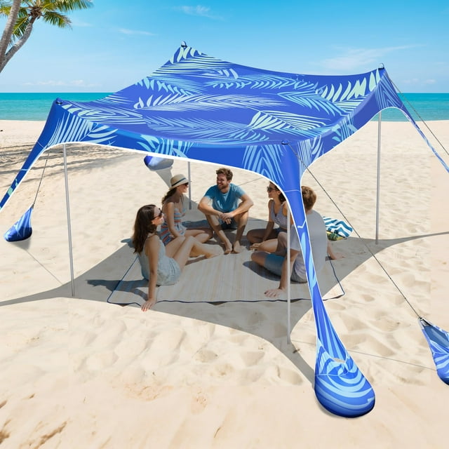 Toldo para carpa de playa 2PM SPORTS con protección UV UPF50+