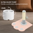 thumbnail image 2 of Cat Water Fountain + Scratching Tower, Automatic Super Silent Pet Drinking Dispenser Dog Water Bowl Dispenser for Indoor, 3L, 2 of 5