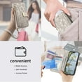 thumbnail image 3 of Wrist Strap Zipper Flip Leather Wallet Card Slot Phone Case for IPhone 16E 17 16 15 Pro Max Bracket Protective Cover, 3 of 9