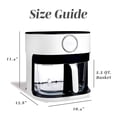 thumbnail image 3 of COOK WITH COLOR Air Fryer, 5.5Qt Glass Air Fryer, 1400W, 8 Presets, White, 3 of 7