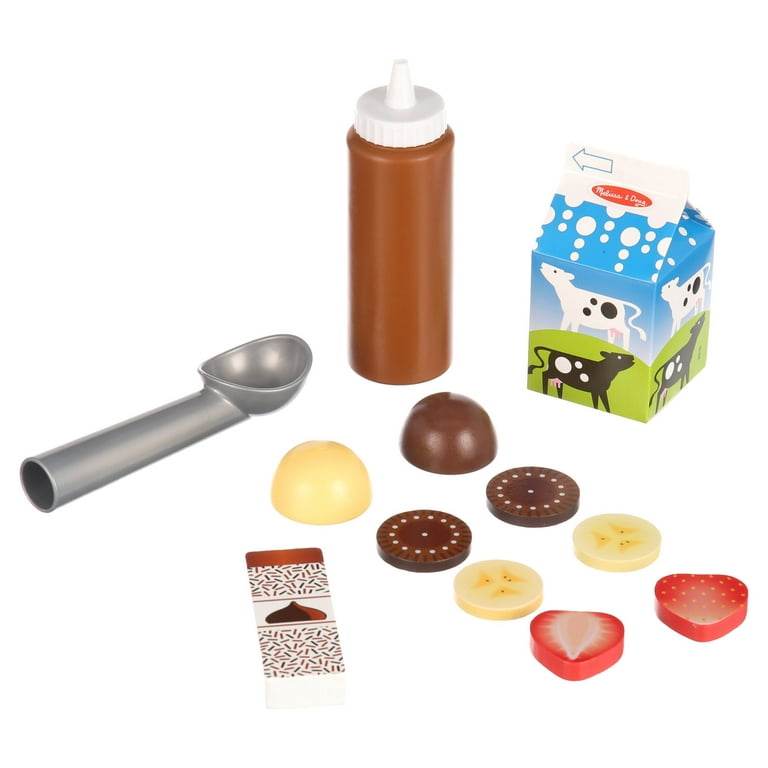 Melissa & Doug Smoothie Blender Shake Maker Set with Play Food Replacements