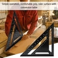 thumbnail image 2 of FlyFlise Aluminum Alloy Triangle Rulers 90 degrees 45 degrees Set, 2 of 8