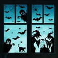 thumbnail image 6 of Halloween 2pcs Halloween Window Decals Halloween Window Silhouettes Scary Witch Silhouettes Stickers, 6 of 6