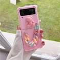 thumbnail image 1 of Samsung Galaxy Z Flip 3 5G Z Flip3 Funda para teléfono Funda a prueba de golpes con pulsera Cordón Macaron Color Lindo zhangmengya LED, 1 of 2