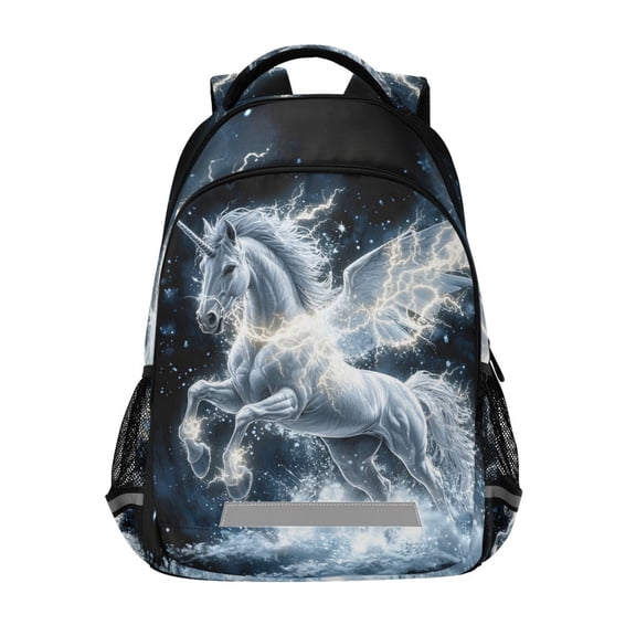ALAZA Cool Unicorn Backpack Elementary School Bag Bookbag Travel Rucksack