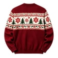 thumbnail image 5 of JAJAHO Kids Boys Christmas Sweatshirt Christmas Tree Print Crew Neck Pullover Xmas Holiday Tops For 2-14 Years, 5 of 5