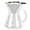 Clear - Flat Base, variant on NFTIGB 13.5oz / 400ml Glass Coffee Maker Pour Over Dripper Pot Heat Resistant Kettle with Stainless Steel Filter for Home Kitchen (Round Base)